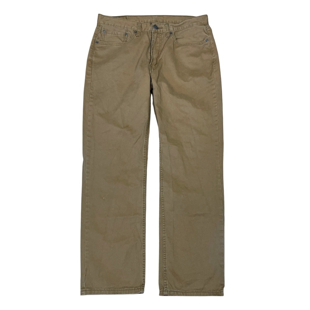 Levis 514 Straight Fit Twill 5-Pocket Pants Mens 34x30 (Fits 34x29) 100% Cotton